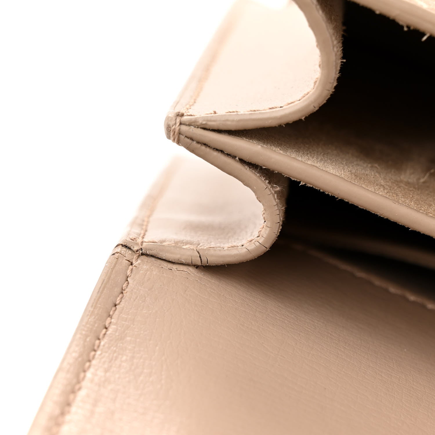 Saint Laurent Calfskin Medium Monogram Sunset Dark Beige 13 of 17