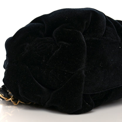 Chanel Resin Velvet Kiss Lock Clutch Black 8 of 9