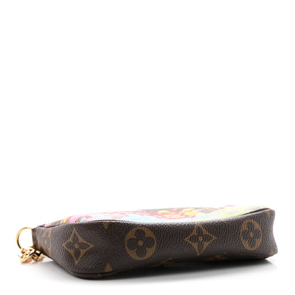 Louis Vuitton Monogram 2021 Christmas Animation Japanese Garden Mini Pochette Accessories Wisteria Pink 4 of 8