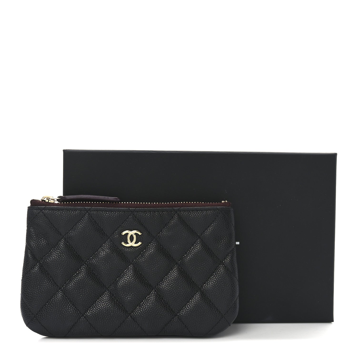 Chanel Caviar Quilted Small Cosmetic Case Black 8 of 8