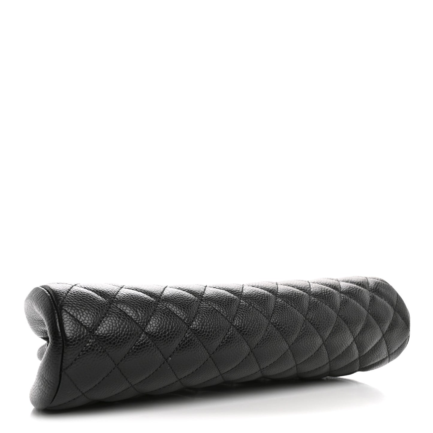 Caviar Quilted Timeless Clutch Black