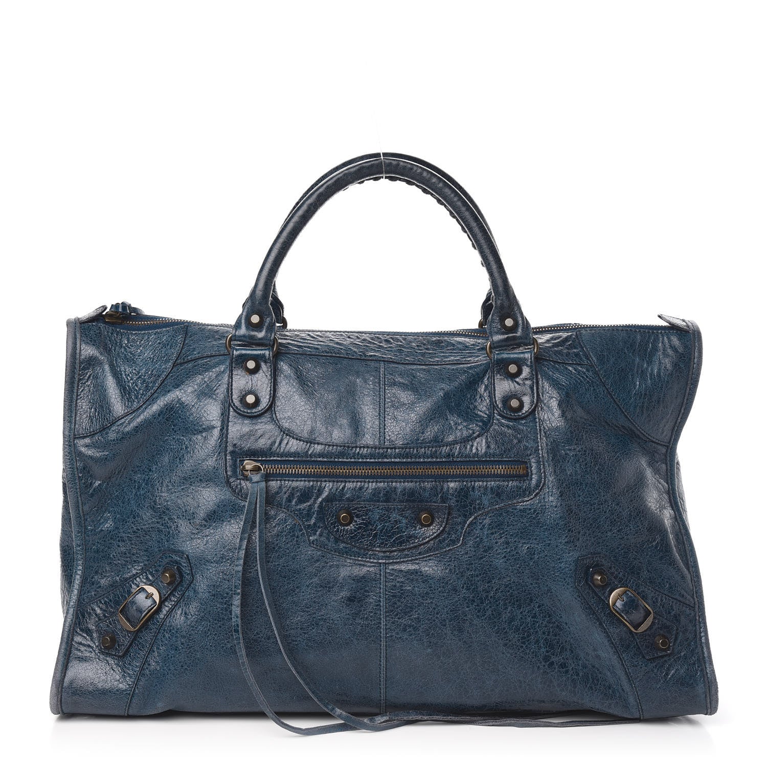 Balenciaga Agneau Classic Hardware Work Cornflower Bleu 1 of 9