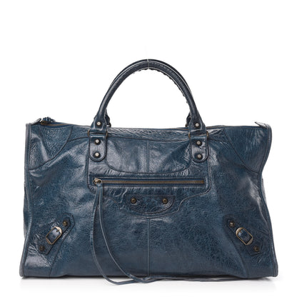 Balenciaga Agneau Classic Hardware Work Cornflower Bleu 1 of 9