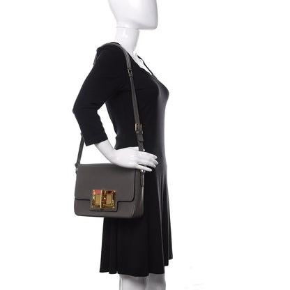 Tom Ford Calfskin Natalia Large Bag Graphite 2 of 9