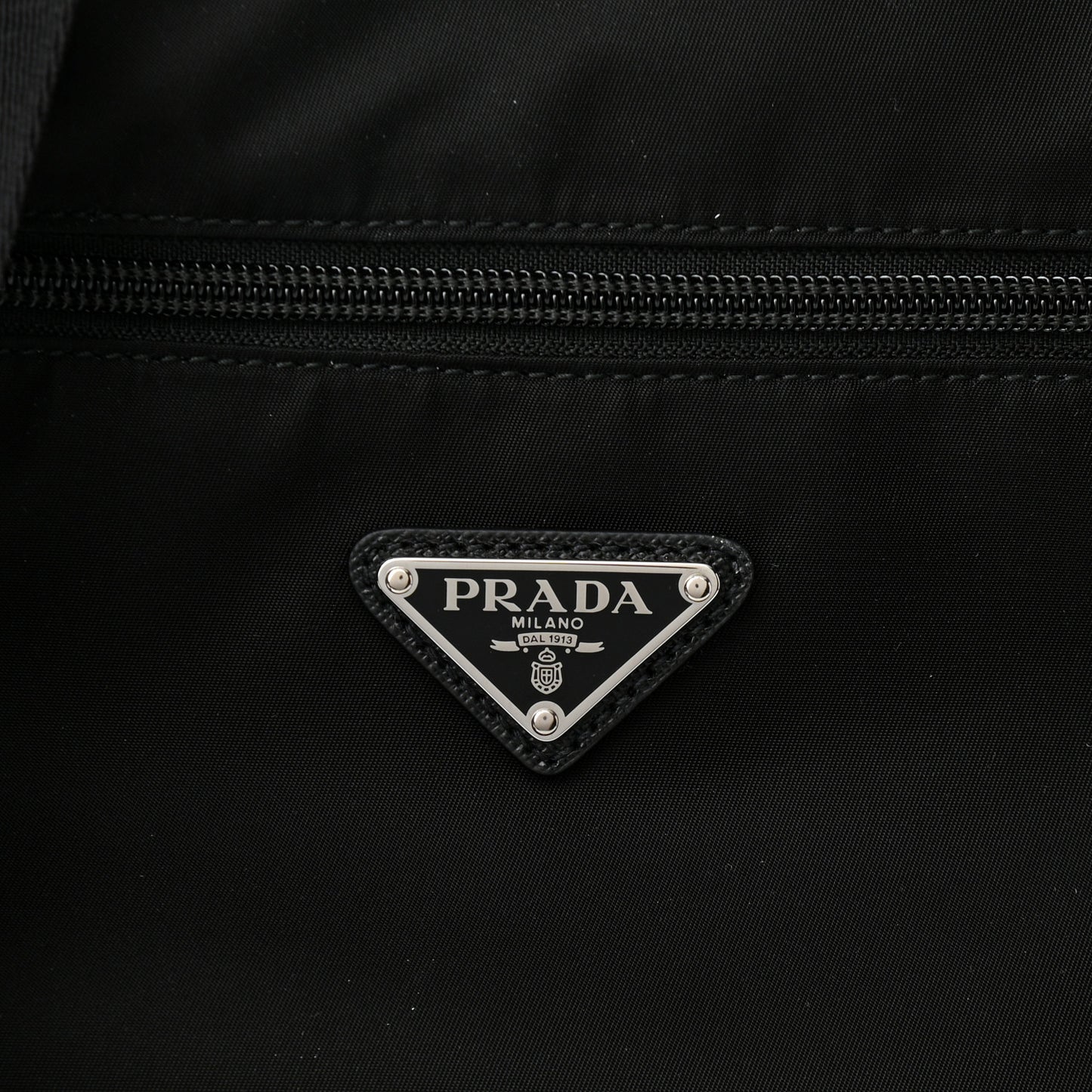 Tessuto Nylon Messenger Bag Black