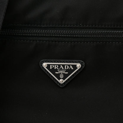 Prada Tessuto Nylon Messenger Bag Black 6 of 8