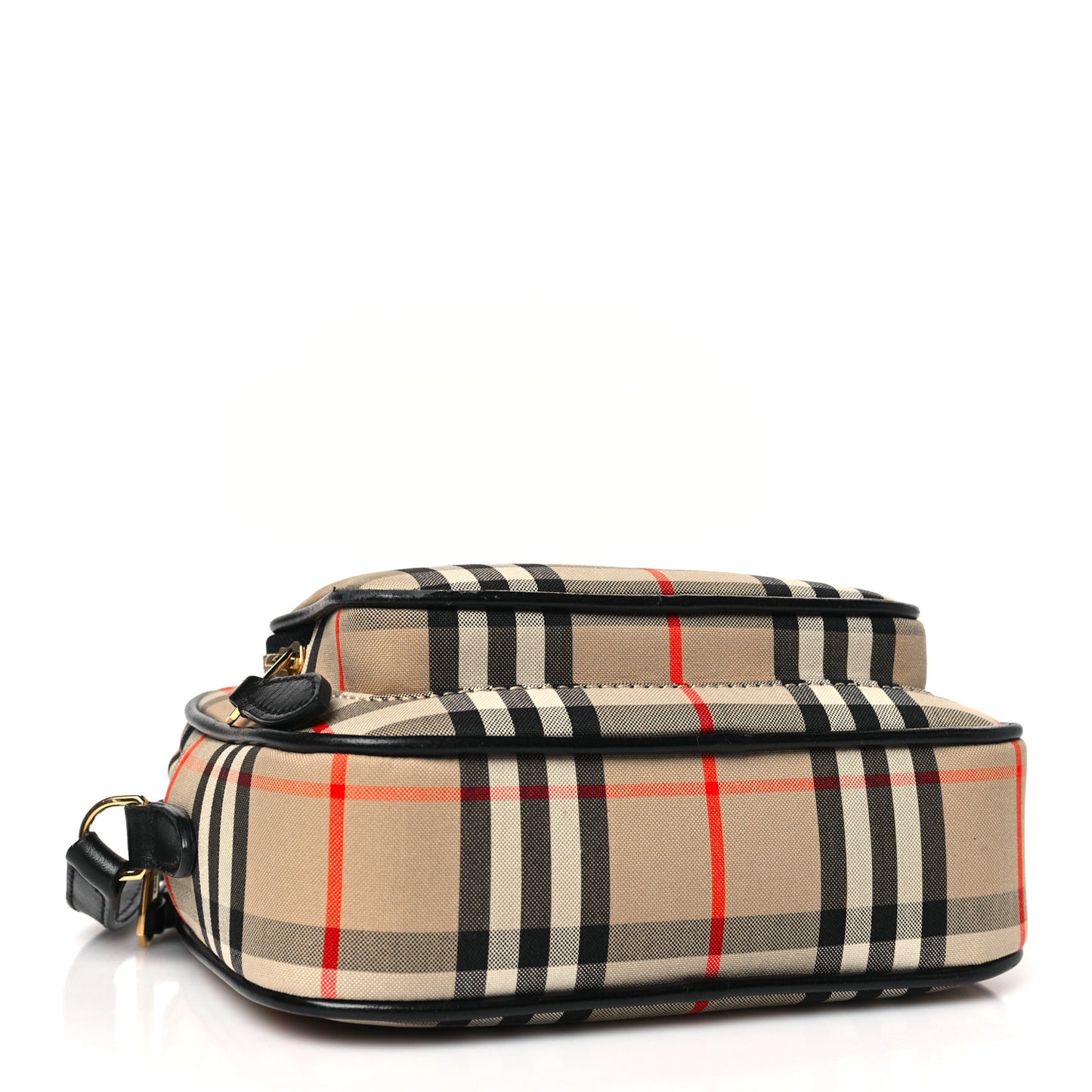 Calfskin Vintage Check Camera Bag Archive Beige