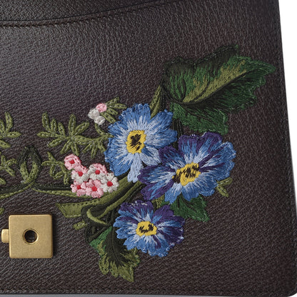 Gucci Calfskin Web Floral Embroidered Medium Dionysus Shoulder Bag New Acero 11 of 13