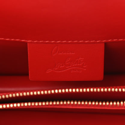 Christian Louboutin Metallic Calfskin Crocodile Embossed Mini Elisa Shoulder Bag Platine Gold 6 of 8