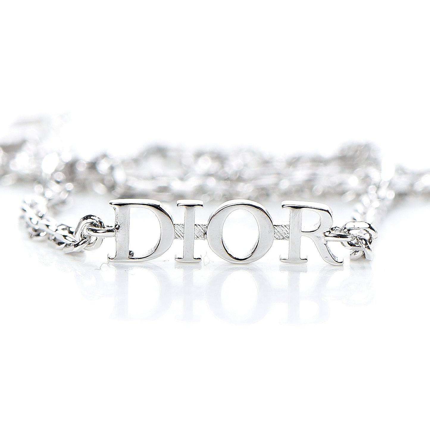 Crystal Star Elephant Necklace Silver