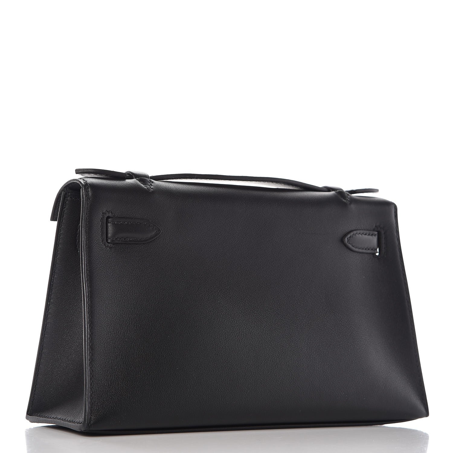 Hermes Swift Kelly Pochette Clutch Black 3 of 27