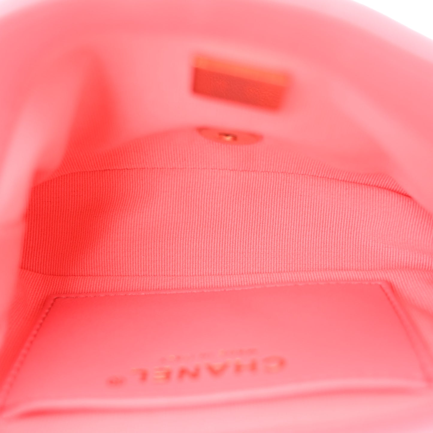 Lambskin Quilted Mini Funky Town Flap Pink