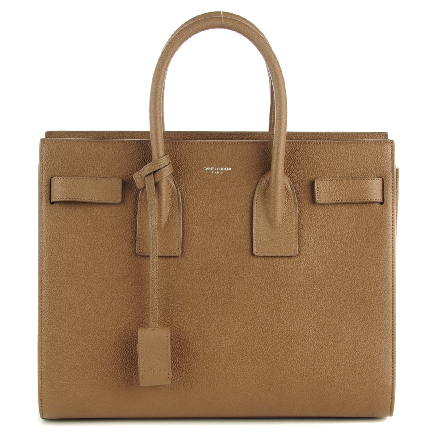 Grained Calfskin Small Sac De Jour Taupe