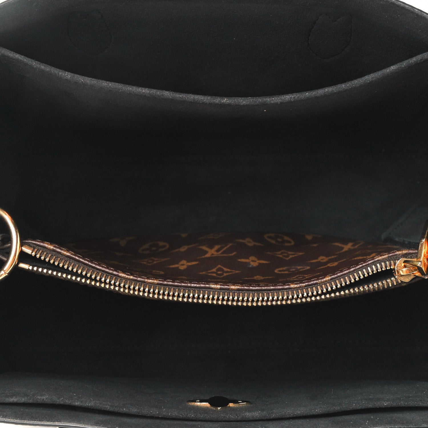Louis Vuitton Monogram Flower Tote Black 4 of 4