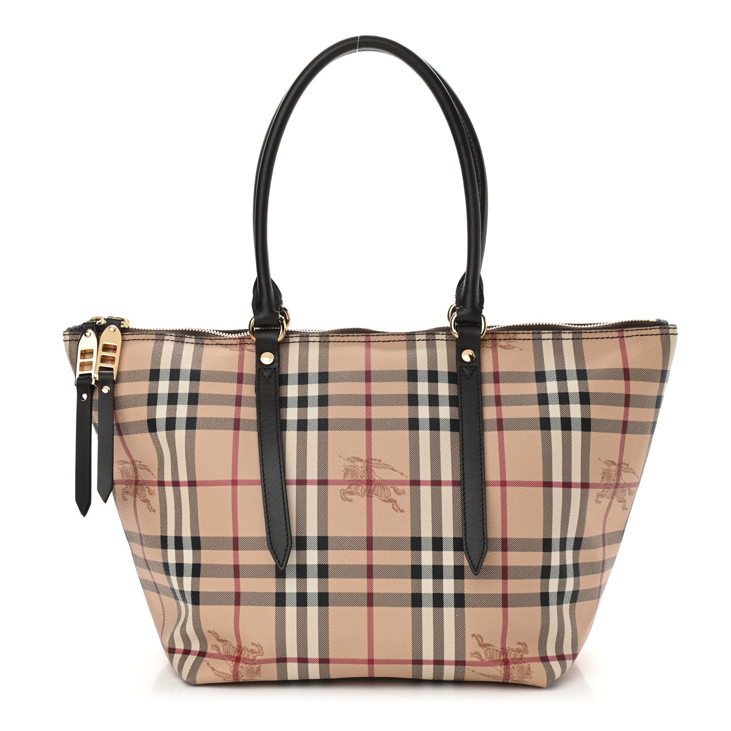 Burberry Haymarket Check Small Salisbury Tote Black 1 of 11