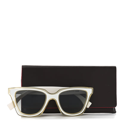 Fendi Acetate Sunglasses FF 0195/S White Gold 7 of 8
