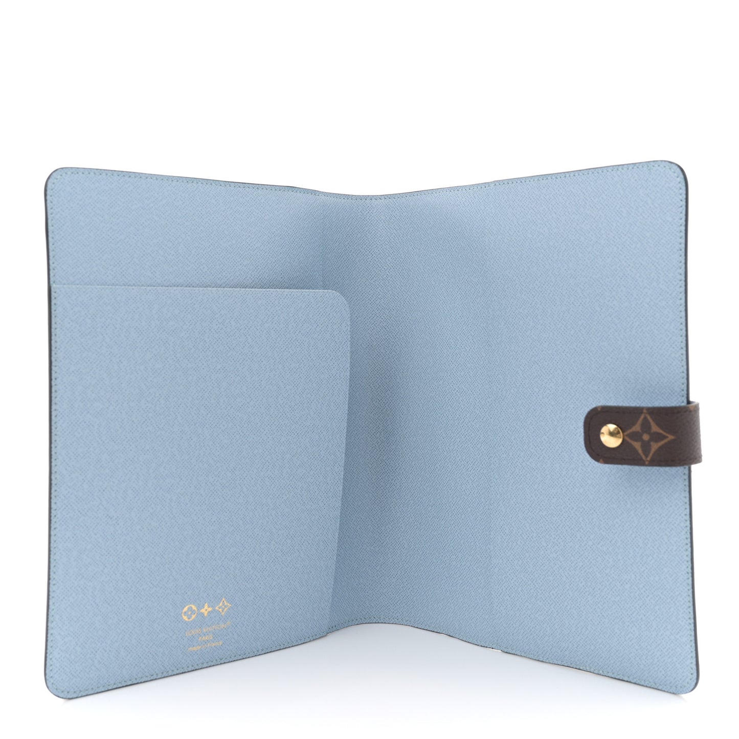 Monogram Triplets Desk Agenda Cover