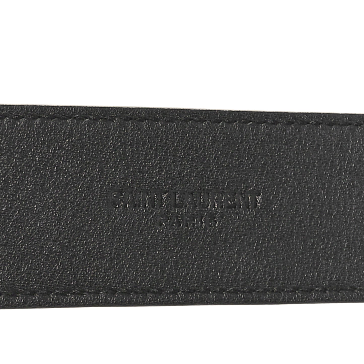 Calfskin Crocodile Embossed Monogram Square Buckle Belt 75 30 Black