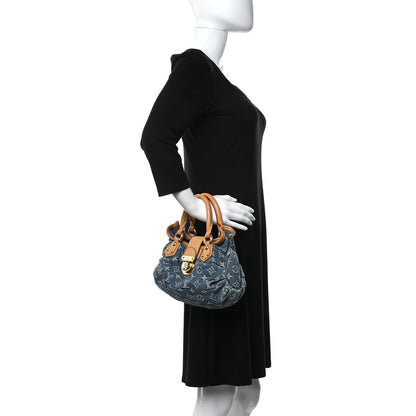 Louis Vuitton Monogram Denim Pleaty Blue 3 of 12