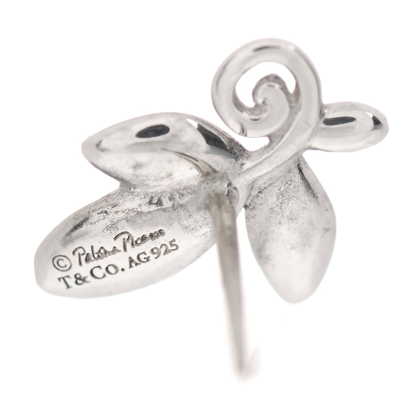 Sterling Silver Paloma Picasso Olive Leaf Earrings