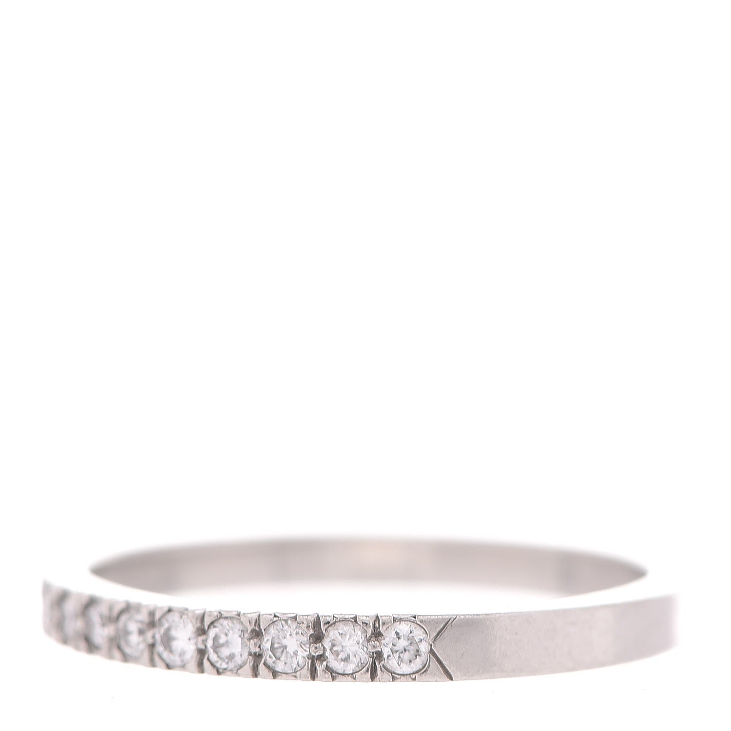 Tiffany Platinum Diamond Novo Half Circle Ring 54.5 7 3 of 4