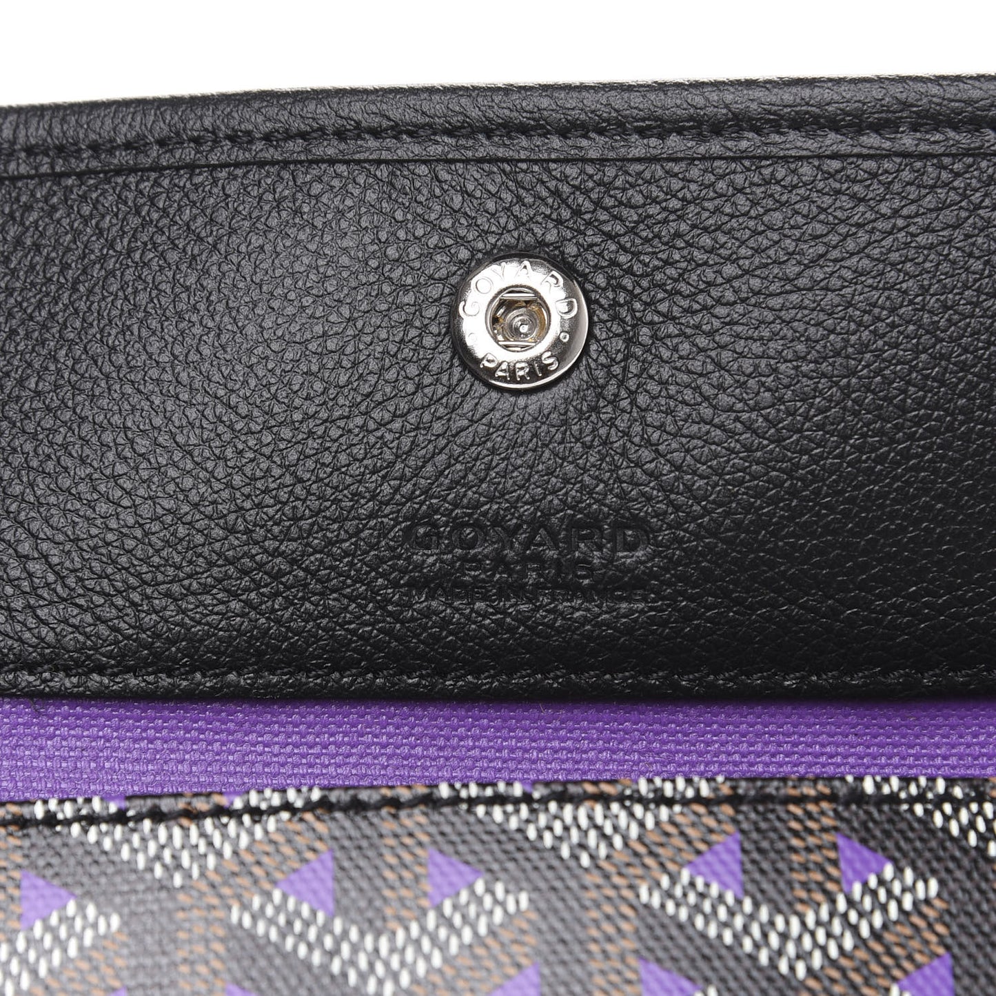 Goyardine Saint Louis Claire Voie GM Black Purple