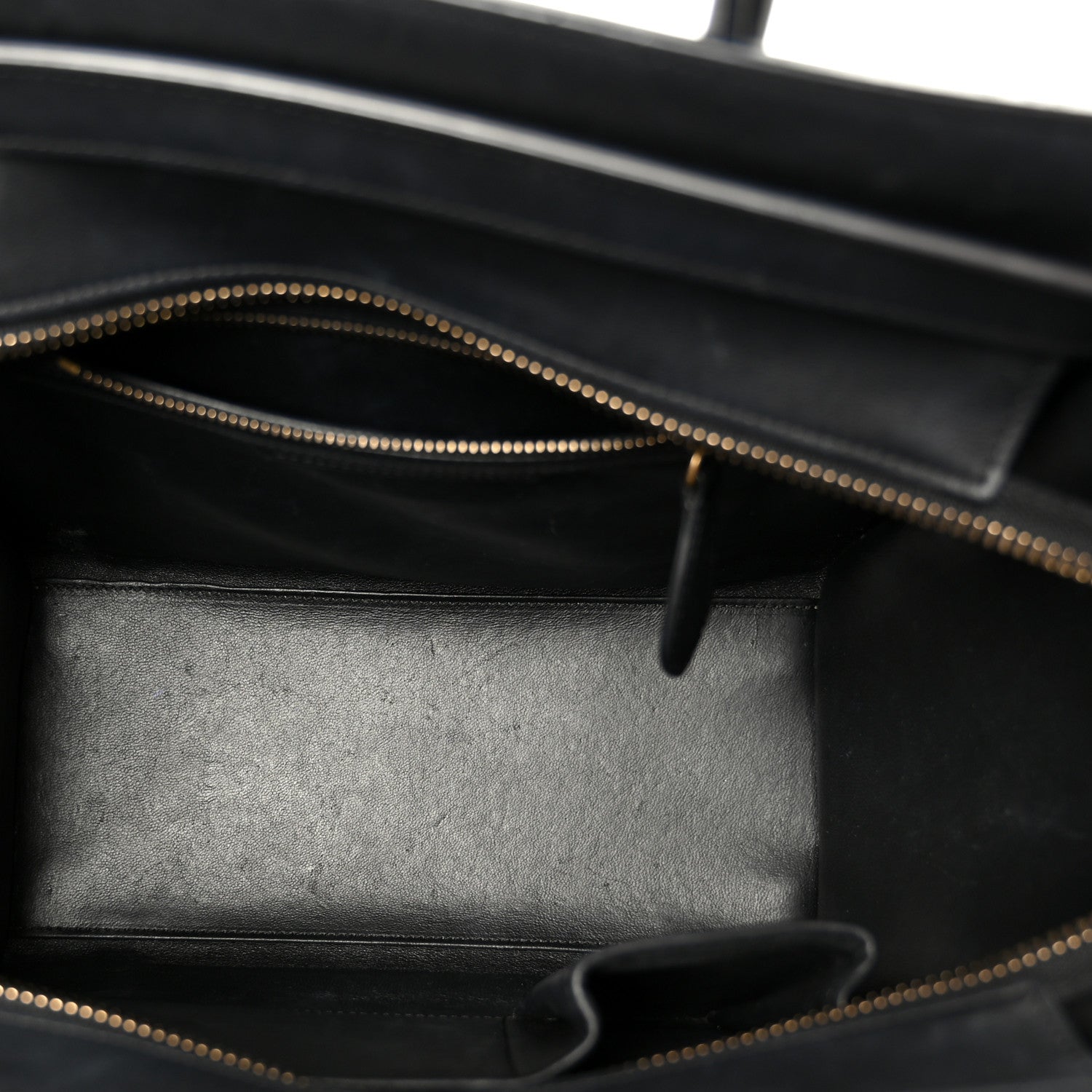 Celine Smooth Calfskin Micro Luggage Black 5 of 11