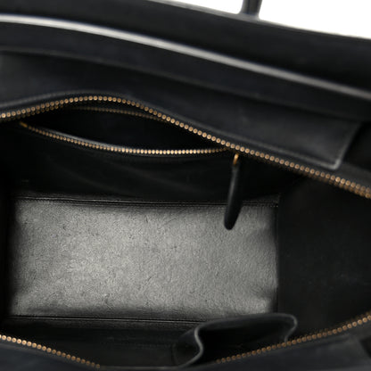 Celine Smooth Calfskin Micro Luggage Black 5 of 11