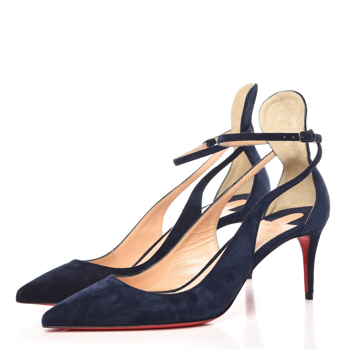 Veau Velours Mascara 70 Pumps 35.5 Marine