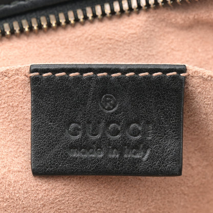 Gucci Calfskin Matelasse Mini GG Marmont Chain Shoulder Bag Black 6 of 10