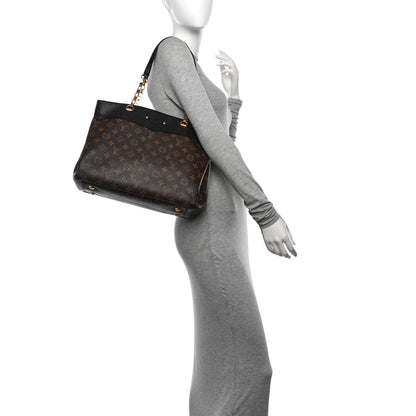 Louis Vuitton Monogram Pallas Shopper Black 2 of 12