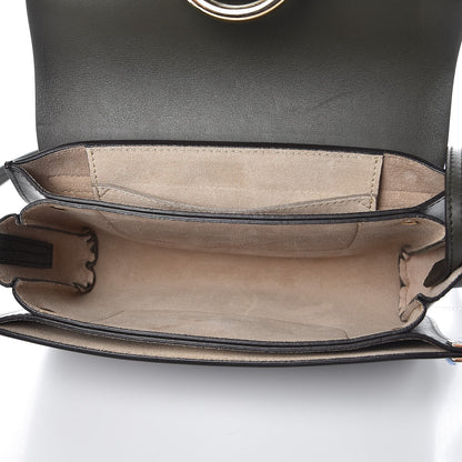 Chloe Glossy Lambskin Small Faye Shoulder Bag Deep Forest 5 of 6