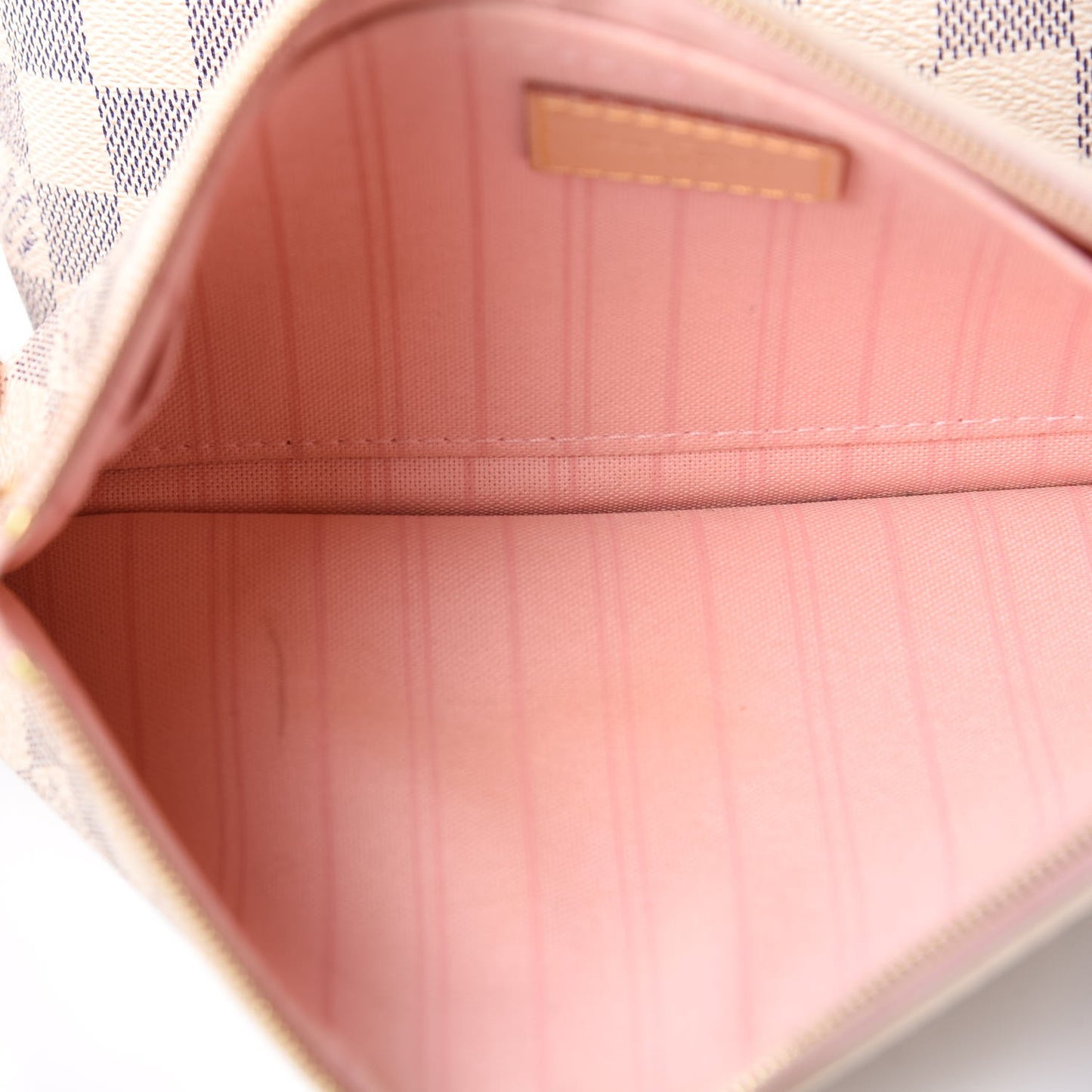 Damier Azur Neo Neverfull MM Rose Ballerine