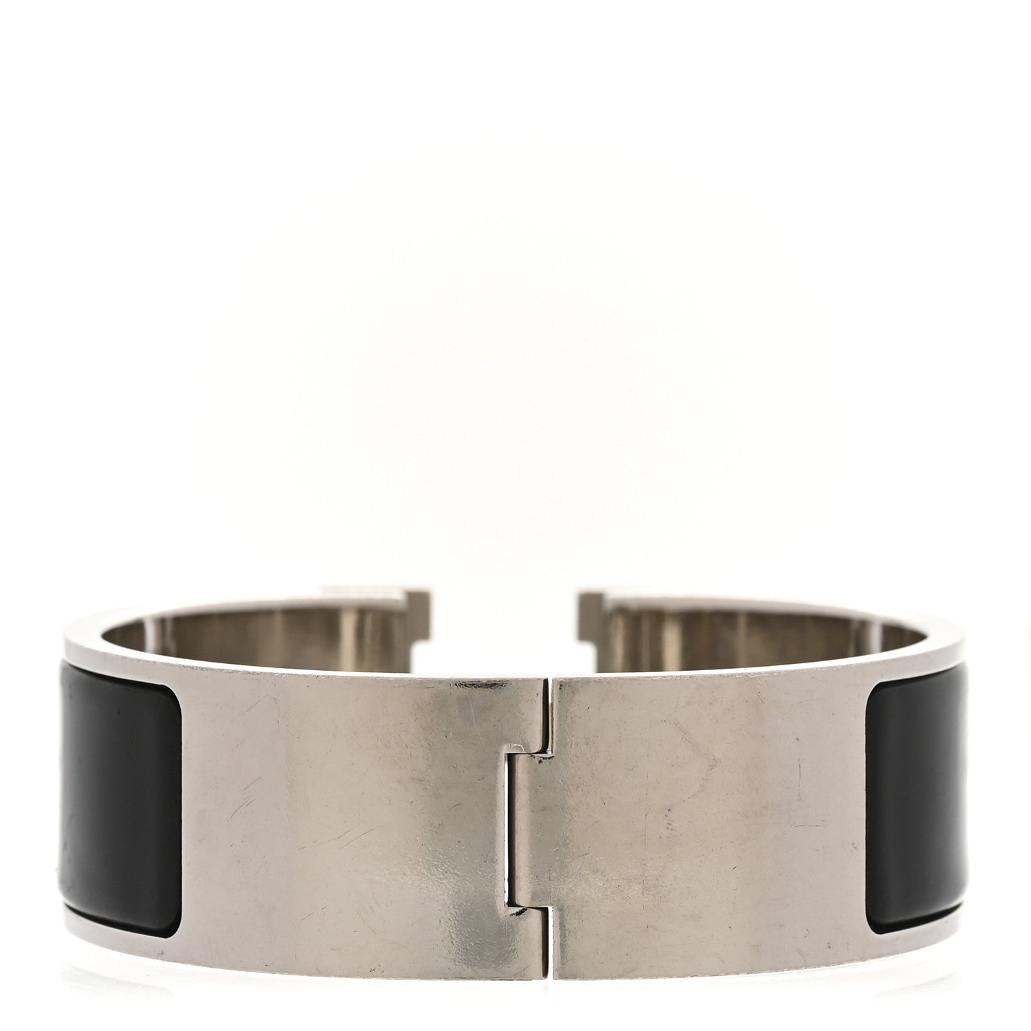 Hermes Enamel Wide Clic Clac H Bracelet PM Black 3 of 5