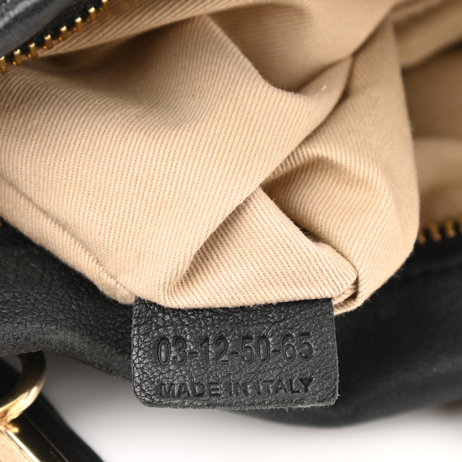 Chloe Calfskin Medium Military Paraty Black 6 of 18
