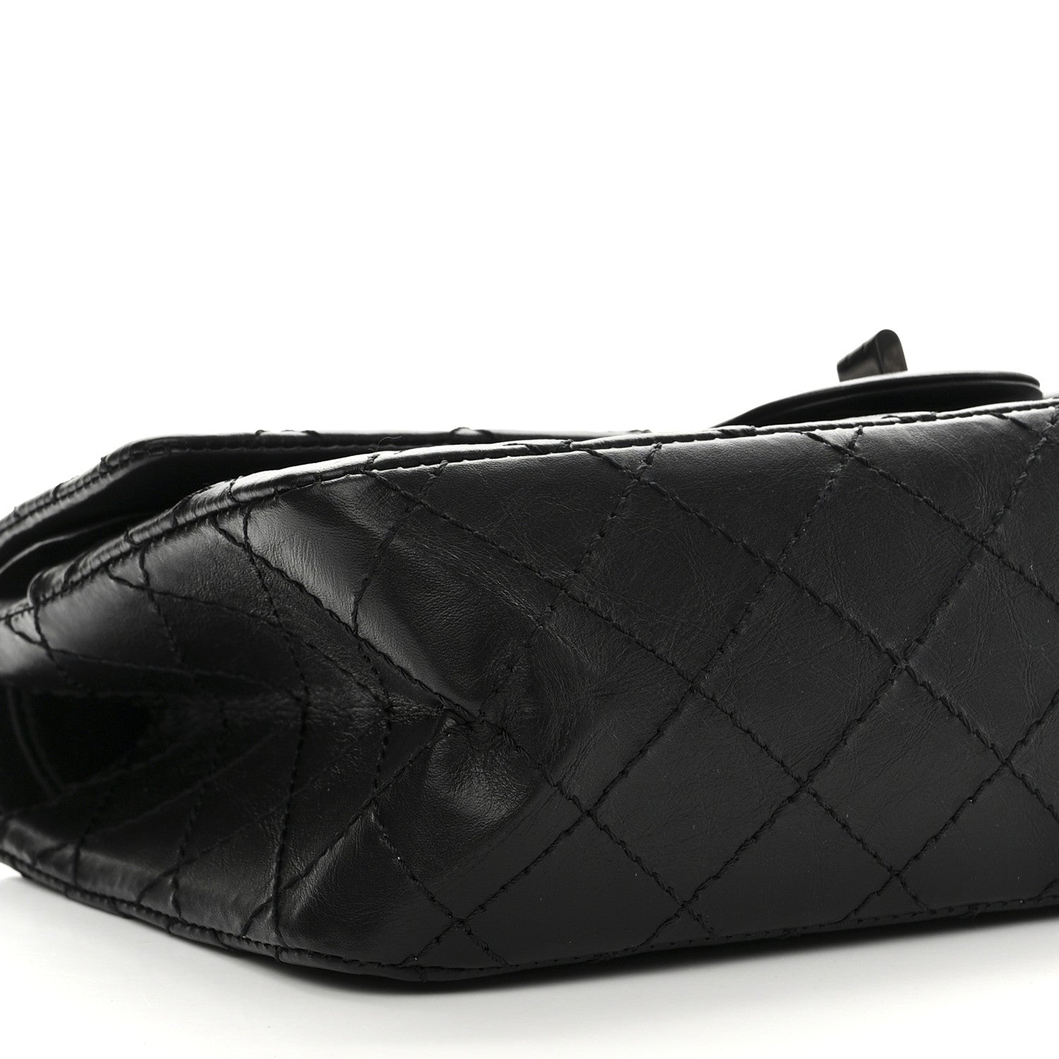 Chanel Aged Calfskin Quilted 2.55 Reissue 225 Flap So Black 9 of 10