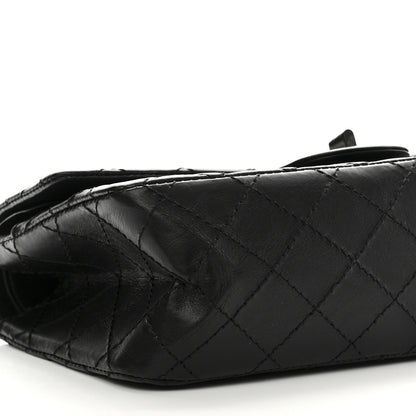 Chanel Aged Calfskin Quilted 2.55 Reissue 225 Flap So Black 9 of 10