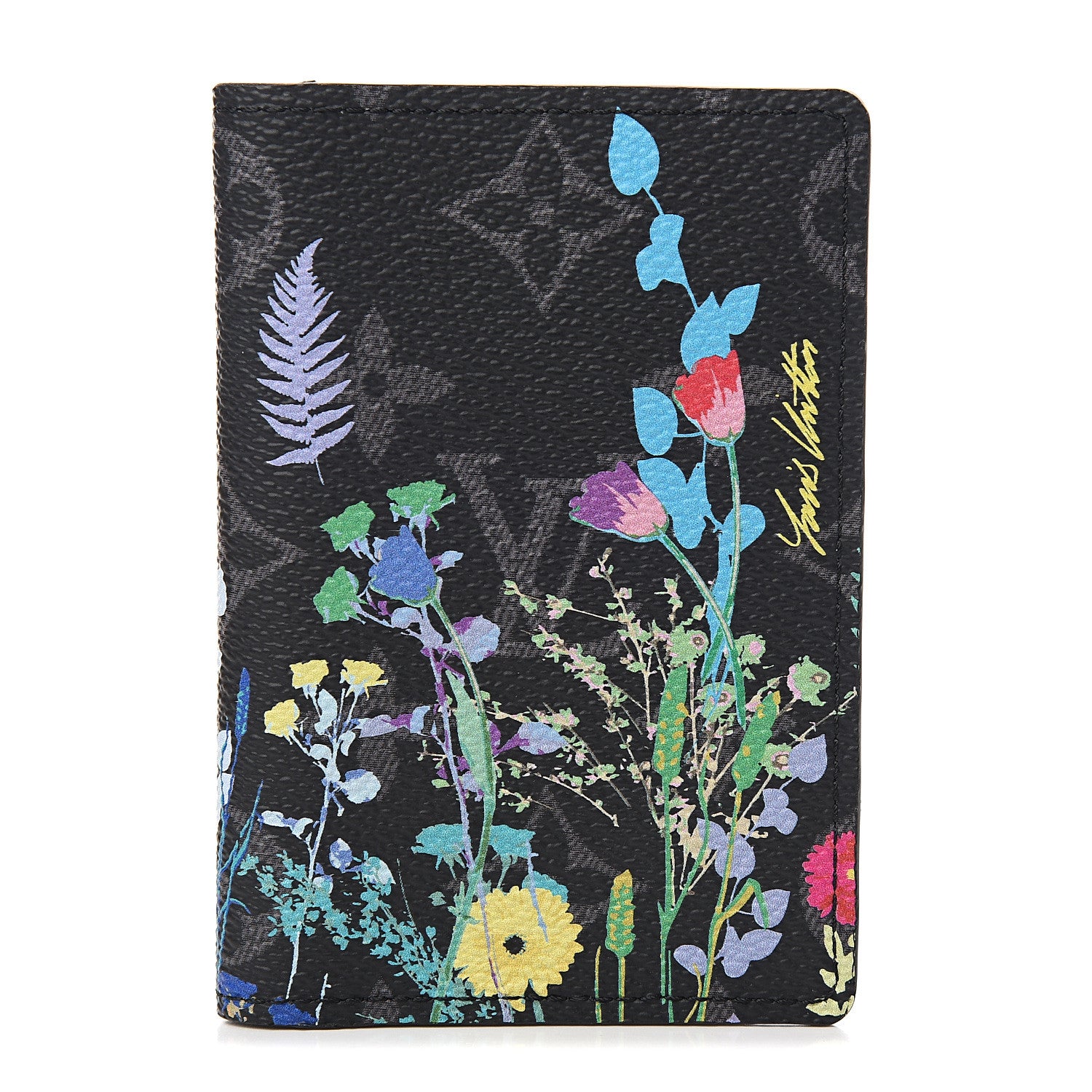 Louis Vuitton Monogram Eclipse Flower Print Pocket Organizer NM 1 of 7