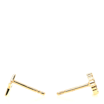 Christian Dior Crystal La Petite Tribale Earrings Gold 3 of 4