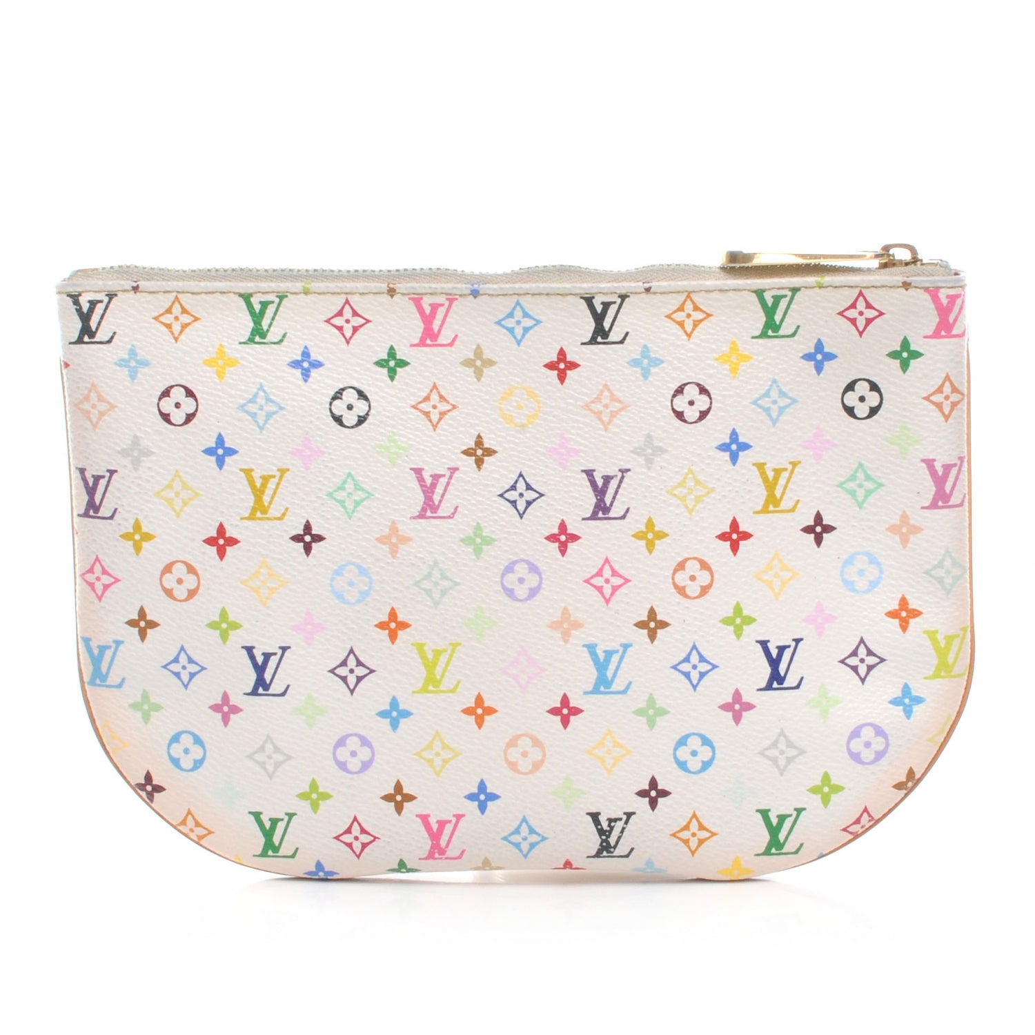 Louis Vuitton Monogram Multicolor Pochette Plate GM White 3 of 7