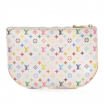 Louis Vuitton Monogram Multicolor Pochette Plate GM White 3 of 7