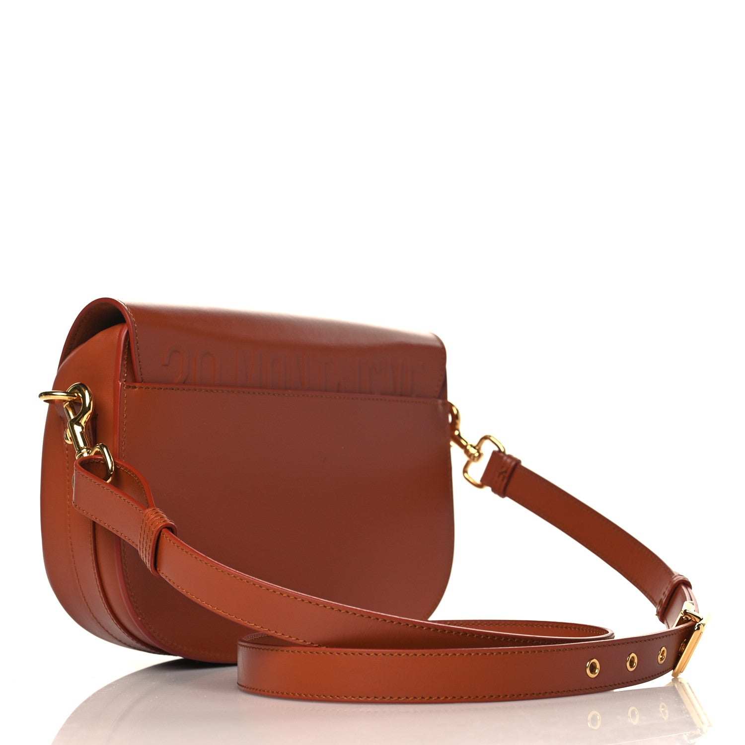 Christian Dior Box Calfskin Medium Bobby Flap Dark Tan 5 of 15