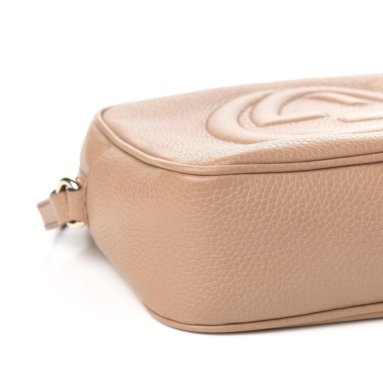 Gucci Pebbled Calfskin Small Soho Disco Bag Rose Beige 7 of 9