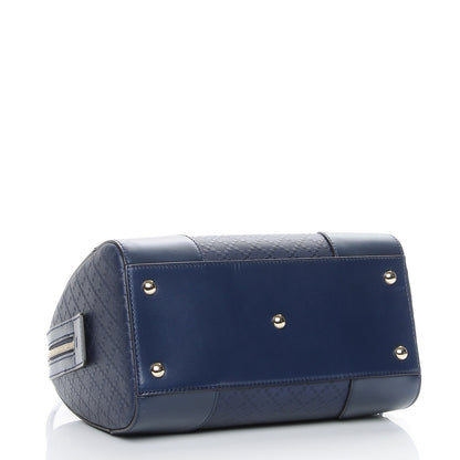 Gucci Hilary Lux Bright Diamante Top Handle Bag Classic Marine 5 of 8