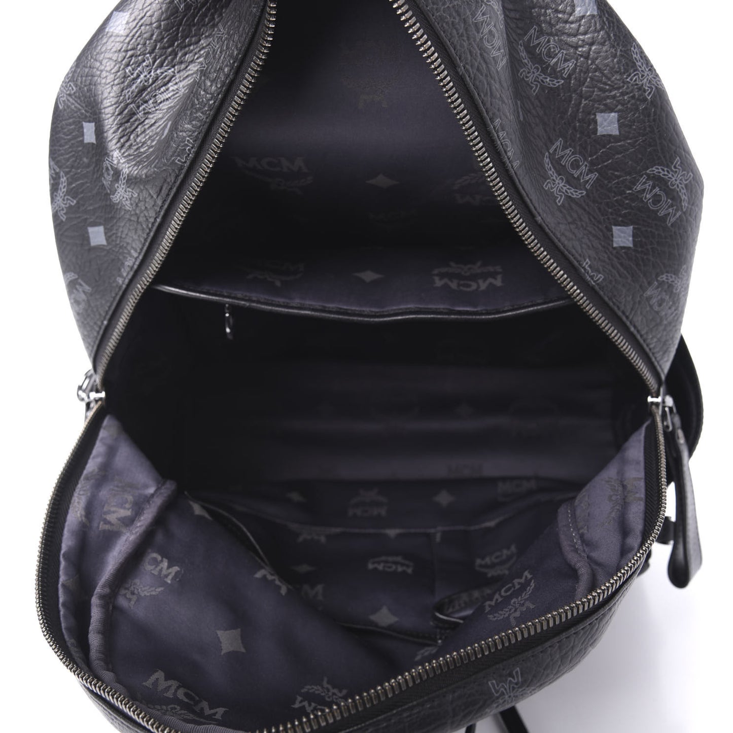 Visetos Medium Studded Dual Stark Backpack Black