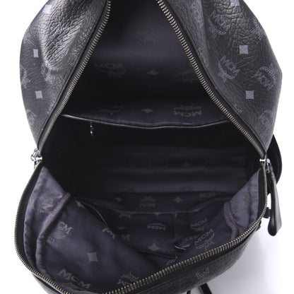 MCM Visetos Medium Studded Dual Stark Backpack Black 4 of 8