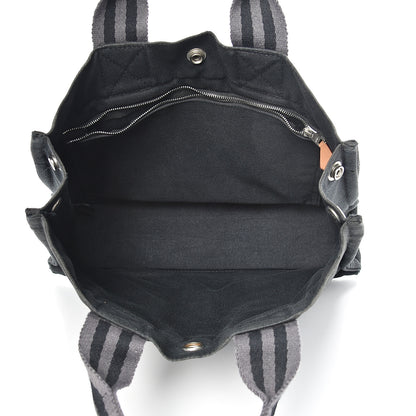 Hermes Canvas Herline PM Tote Black 4 of 16