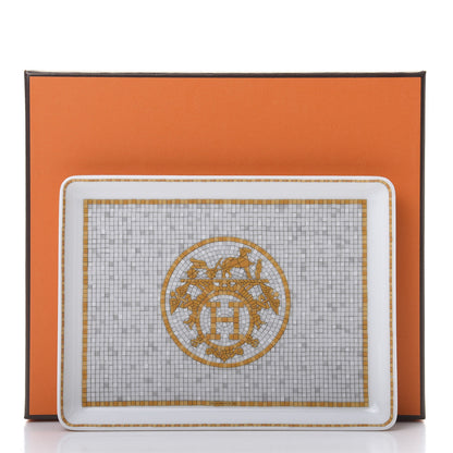 Hermes Porcelain Mosaique au 24 Sushi Plate 8 of 8