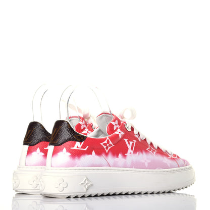 Louis Vuitton Monogram Escale Time Out Sneakers 35.5 Red 4 of 8
