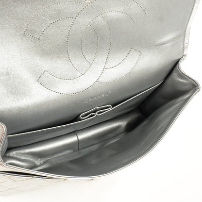 Chanel Metallic Aged Calfskin Quilted 2.55 Reissue 227 Flap Silver 9 of 17